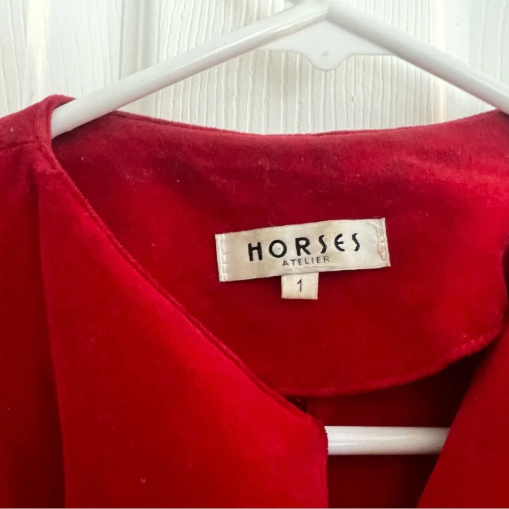 HORSES ATELIER Red Women's Blazer - Picture 3 of 4